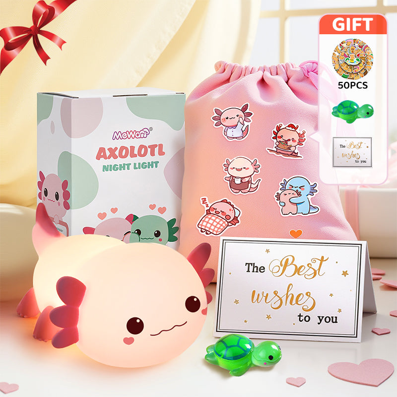 Enjoy™️ MeWaii® Axolotl Cute Squishy Night Light - Perfect Gift 🎁