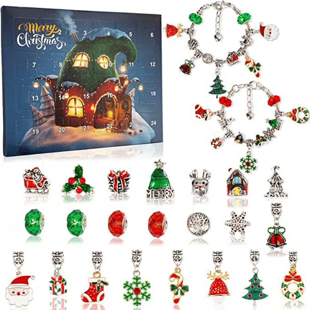 🎄 DIY 24 Days Christmas Countdown Calendar Bracelets Set 🎅🏻
