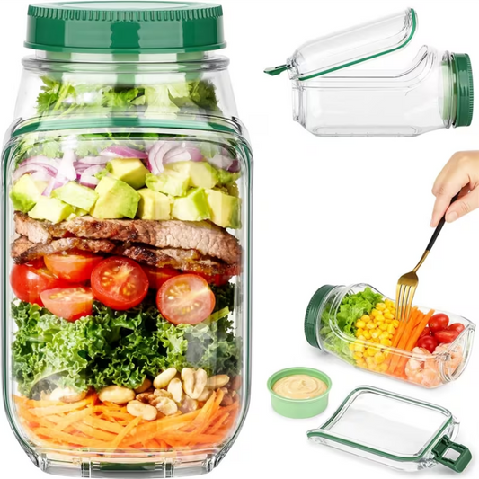 Salad Jar with Lid