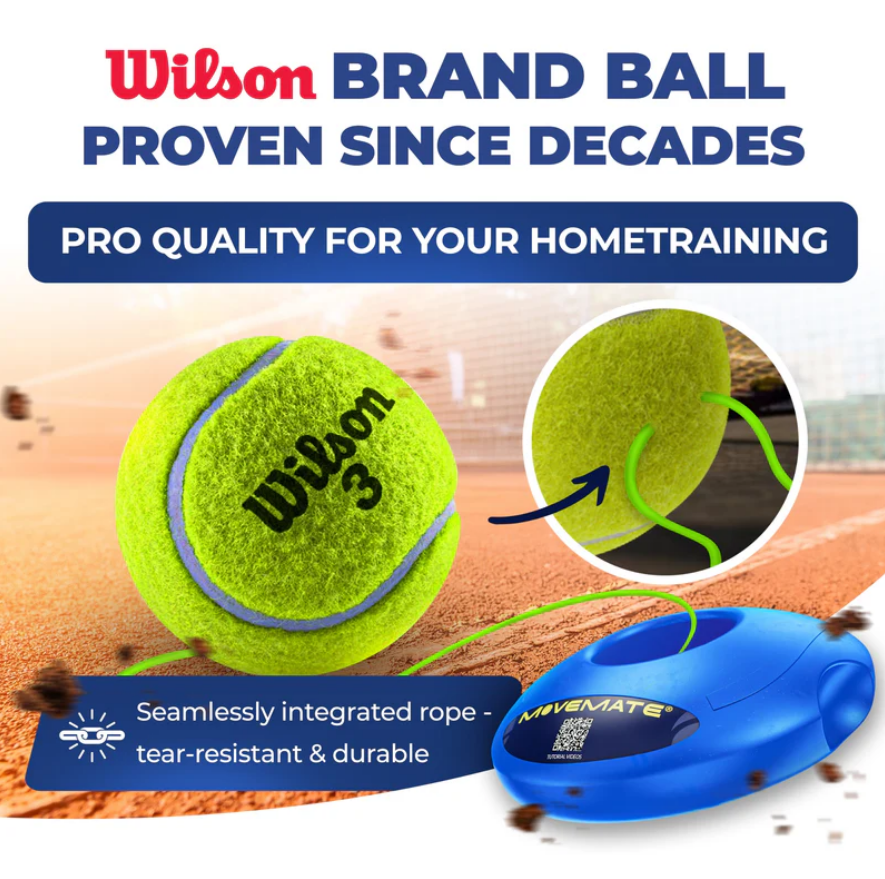 Tennis Trainer Set with Wilson® Tennis Ball and Carry Bag