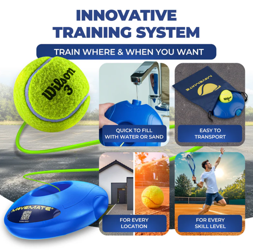 Tennis Trainer Set with Wilson® Tennis Ball and Carry Bag
