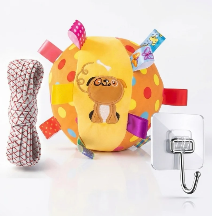 Colorful Squeaky Hanging Dog Training Toy