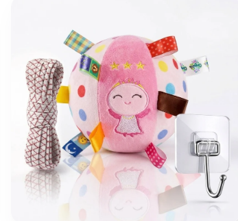 Colorful Squeaky Hanging Dog Training Toy