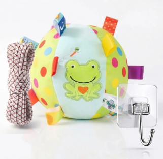Colorful Squeaky Hanging Dog Training Toy