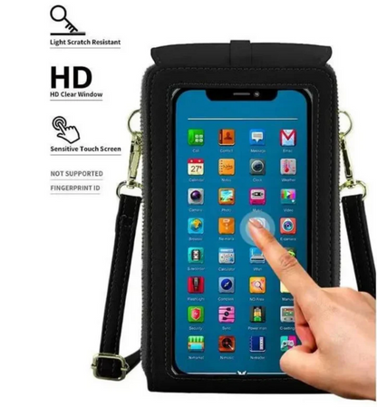 Simple And Elegant Women's Touchscreen Crossbody Phone Wallet