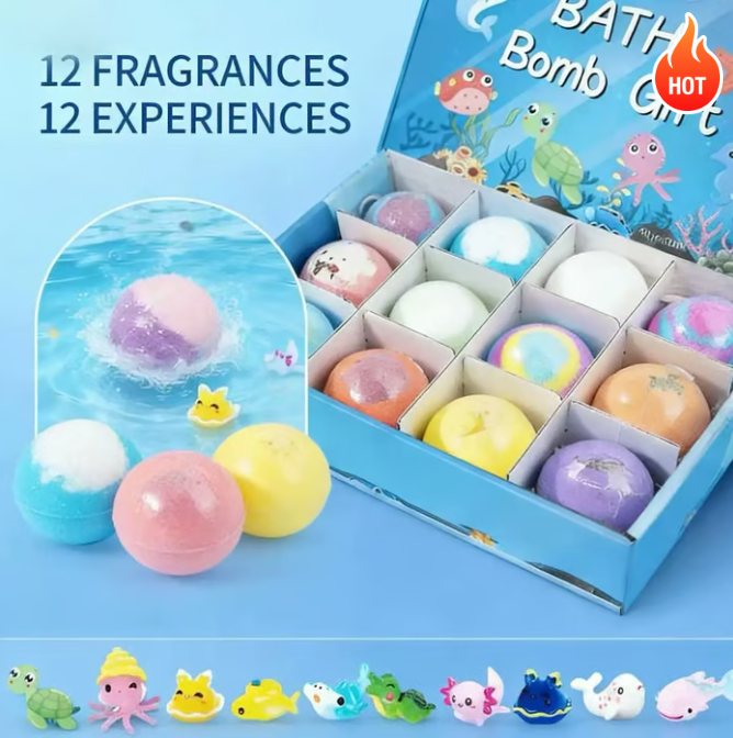 🛁 Natural Surprise Bath Bombs